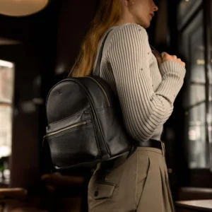 Bella Women's Small Leather Backpack