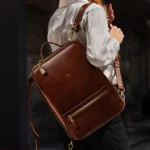 10X Women's Leather Laptop Travel Bag