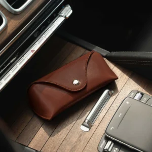 Deluxe Leather Glasses Case