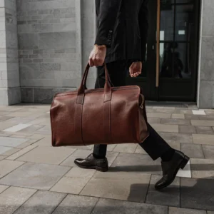 Weekender Men's Leather Weekend Bag