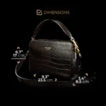 Model 1 Small Leather Handbag - Image 5