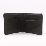 AURNIQ Classic Black Bifold Wallet – Genuine Leather | RFID Protected | Slim & Durable Men’s Wallet - Image 3