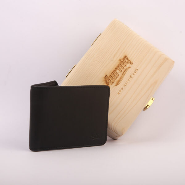 aurniq-classic-black-bifold-wallet