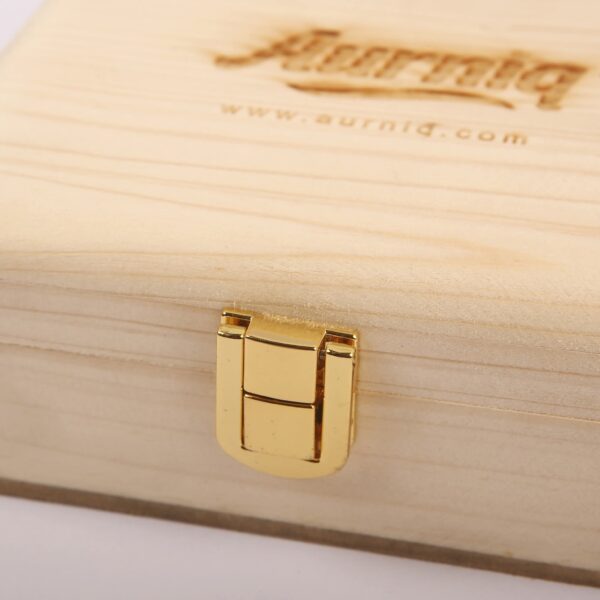 AURNIQ Classic Black Bifold Wallet – Genuine Leather | RFID Protected | Slim & Durable Men’s Wallet - Image 5