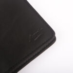 AURNIQ Classic Black Bifold Wallet – Genuine Leather | RFID Protected | Slim & Durable Men’s Wallet - Image 5