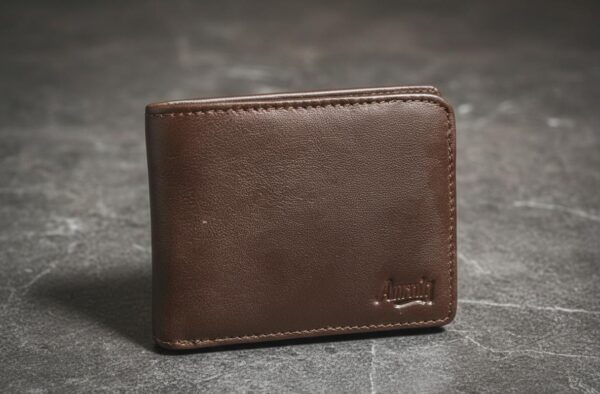 Classic Chocolate Bifold Wallet - Image 1