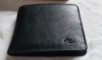 AURNIQ Classic Black Bifold Wallet RFID Protected | Slim & Durable Men’s Wallet