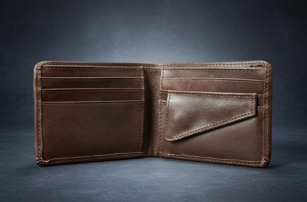 Classic Chocolate Bifold Wallet - Image 5